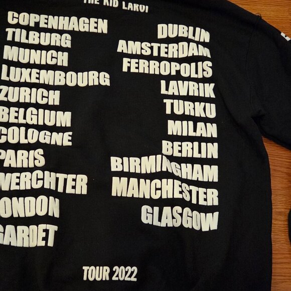 The Kid Laroi End Of The World Tour 2022 Hoodie Adult Medium Black TKL EOTW - Picture 9 of 13